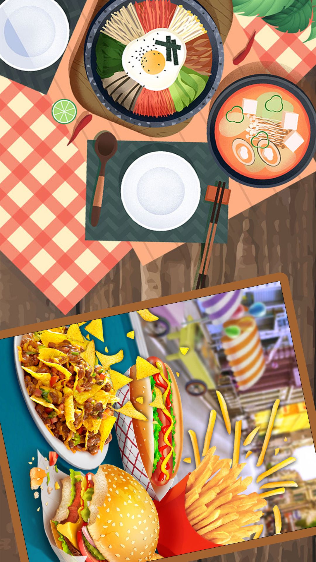 模拟小镇餐厅